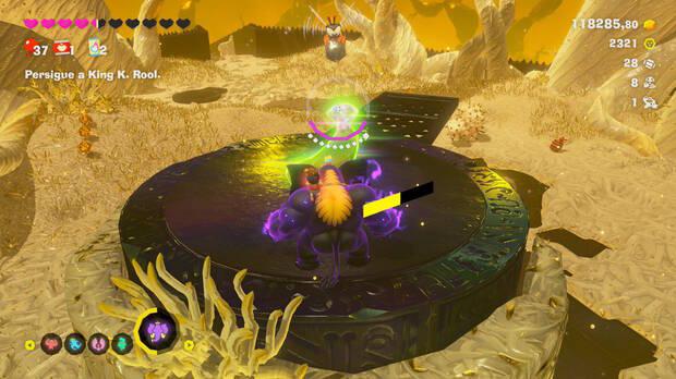 Donkey Kong Bananza - Ubicación del plátano 18 en Centro del planeta