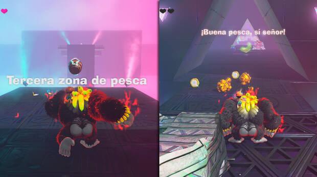 Donkey Kong Bananza - Ubicacin del pltano 45 en Estrato de la laguna