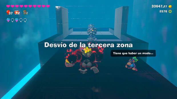 Donkey Kong Bananza - Ubicacin del pltano 46 en Estrato de la laguna