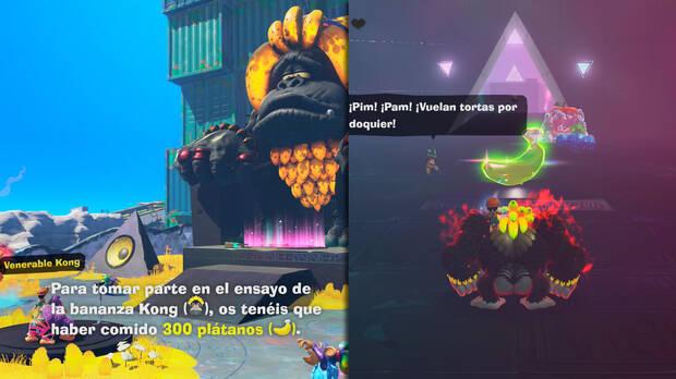 Donkey Kong Bananza - Ubicacin del pltano 41 en Estrato de la laguna