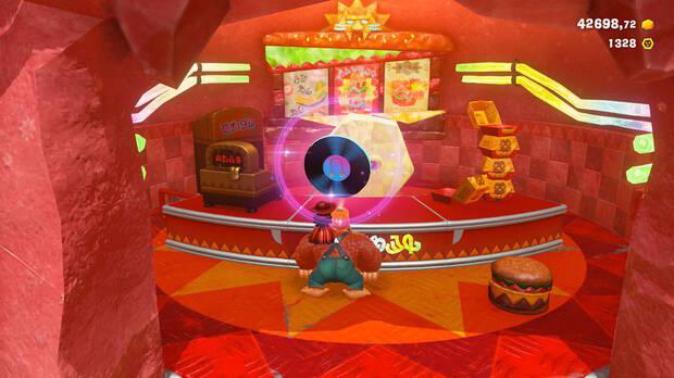 Donkey Kong Bananza - Conseguir discos de música intercambiando chips