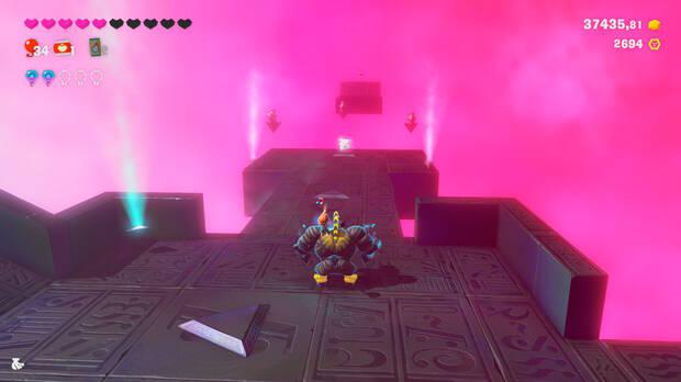 Donkey Kong Bananza - Ubicación del plátano 67 en Estrato del glaciar