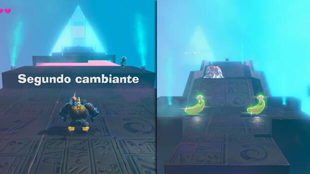 Donkey Kong Bananza - Ubicación del plátano 71 en Estrato del glaciar