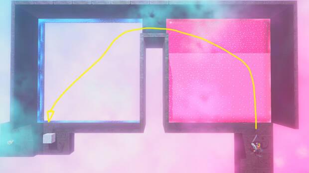 Donkey Kong Bananza - Ubicación del plátano 73 en Estrato del glaciar