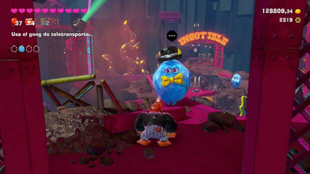 Donkey Kong Bananza - Ubicación del plátano 19 en Colapso de Isla Lingote