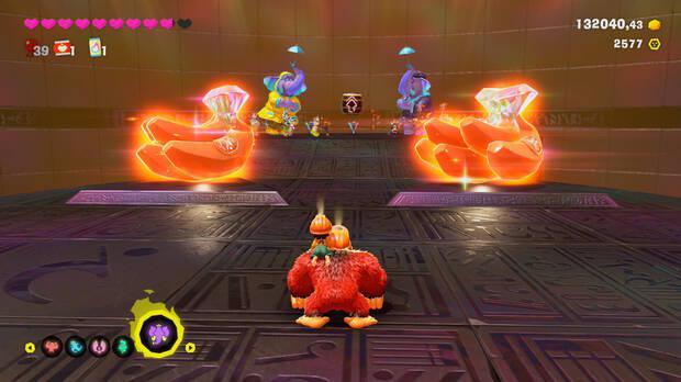 Donkey Kong Bananza - Ubicación del plátano 31 en Colapso de Isla Lingote