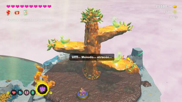 Donkey Kong Bananza - Ubicacin del pltano 03 en Estrato de las colinas