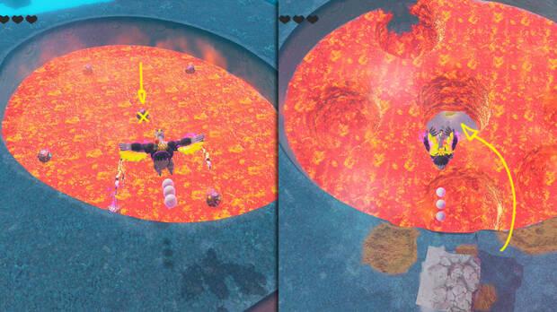 Donkey Kong Bananza - Ubicación del plátano 40 en Estrato del bosque