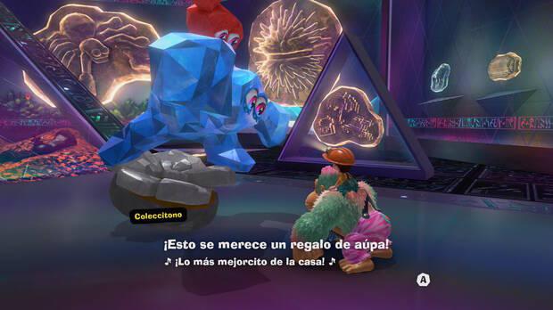 Donkey Kong Bananza - Ubicación del plátano 09 en Estrato de la música