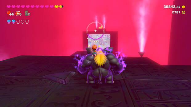 Donkey Kong Bananza - Ubicacin del pltano 17 en Estrato de la tormenta