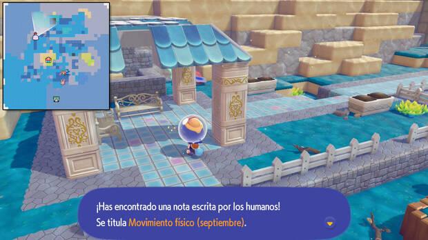 Pokémon Pokopia DLC 1 Cuenca Coralina - Localización de la revista coleccionable Movimiento físico (septiembre)