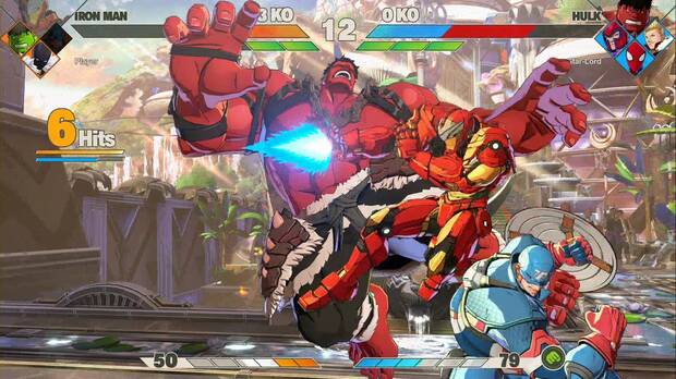 Marvel Tokon Fighting Souls - Modos de juego; segunda fase de una de las rondas de Arcadia Rumble