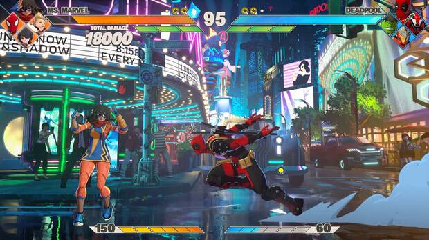 'Marvel Tokon' es un juego precioso. Arc System Works domina a la perfección este tipo de estética 2D con gráficos 3D desde Guilty Gear Xrd.