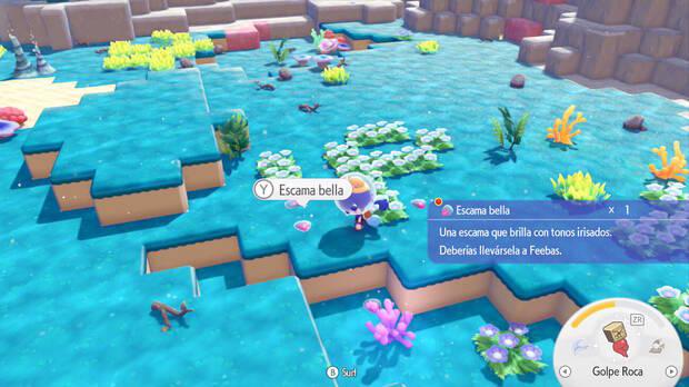 Pokémon Pokopia - Cómo conseguir escamas bellas en el evento Consigue escamas para Feebas