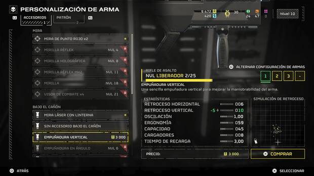Helldivers 2 - Cómo mejorar las armas e instalar nuevos accesorios para cambiar sus estadísticas
