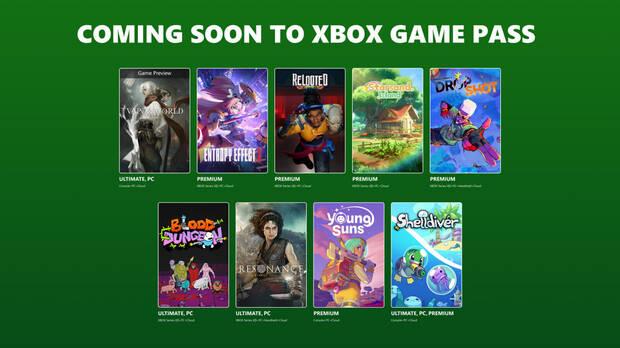 Xbox Game Pass juegos segunda mitad agosto 2026