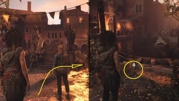 Resonance: A Plague Tale Legacy - Localización del artefacto Estandarte de la Serenísima en el capítulo 2