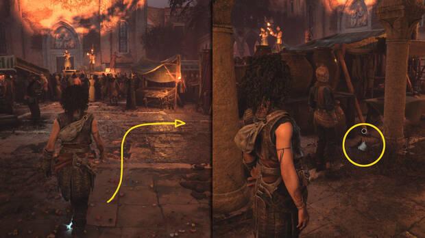 Resonance: A Plague Tale Legacy - Localización del artefacto Máscara de bombasí en el capítulo 2