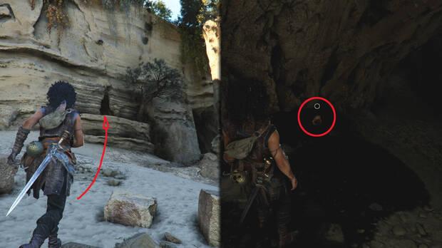 Resonance: A Plague Tale Legacy - Localización del artefacto Caracola en el capítulo 3