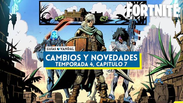 Fortnite Battle Royale - Portada de la secci�n de la temporada 4, Cap�tulo 7
