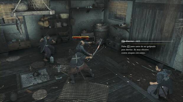 Onimusha: Way of the Sword - Los alborotos de Rendaino; tutorial de desv�o y esquiva perfecta