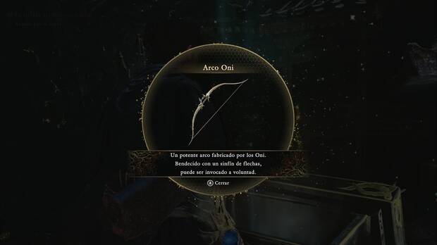 Onimusha: Way of the Sword - Armamento Oni, Arco Oni