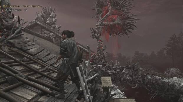 Onimusha: Way of the Sword - Maldici�n la ladera Kiyomizu; primera flor de miasma al sudeste de Kioto
