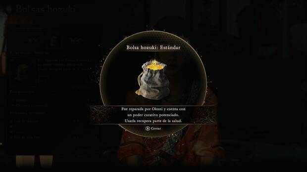 Onimusha: Way of the Sword - Bolsa hozuki, Bolsa hozuki (estándar)