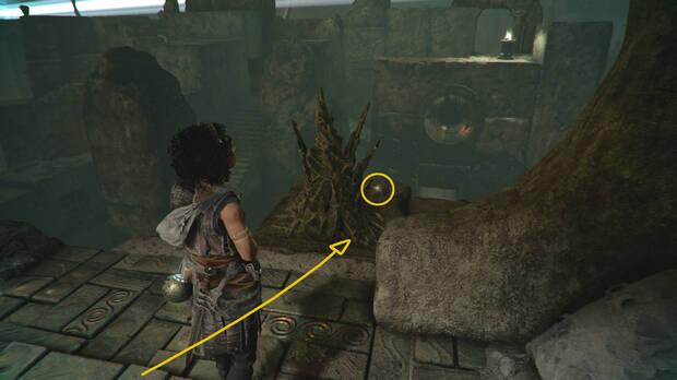 Resonance: A Plague Tale Legacy - Localización del artefacto Plano del laberinto en el capítulo 13