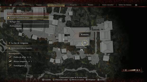 Onimusha: Way of the Sword - Komainus, ubicaci�n de uno de los Komainus del Templo Kiyomizu-dera