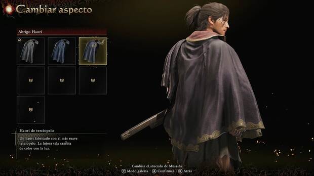 Onimusha: Way of the Sword - Abrigos Haori, Haori de terciopelo