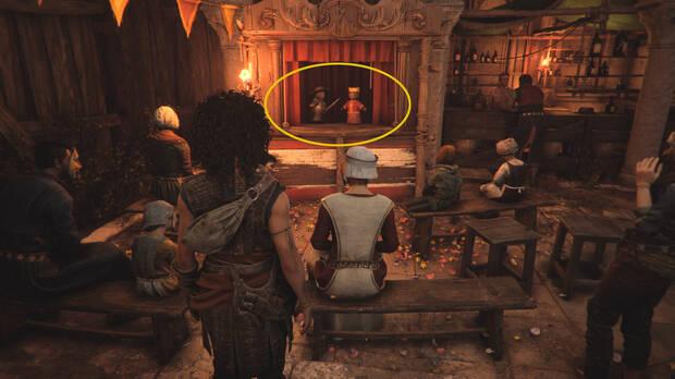 Resonance: A Plague Tale Legacy - Localizaci�n del espect�culo de marionetas del carnaval para el trofeo/logro Artes esc�nicas