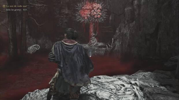 Onimusha: Way of the Sword - La ra�z de todo mal; zona con la primera flor de miasma del foso