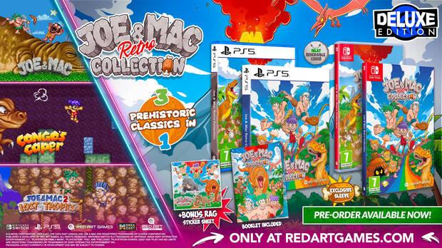 Ediciones f�sicas de Joe & Mac Retro Collection