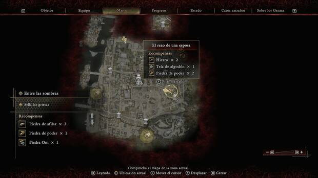 Onimusha: Way of the Sword - Misterios de Kioto, ubicación de la misión El rezo de una esposa
