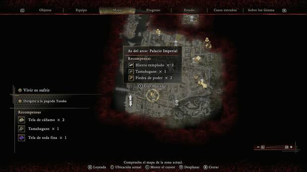 Onimusha: Way of the Sword - Encuentros del destino, ubicaci�n de la misi�n As del arco: Palacio imperial