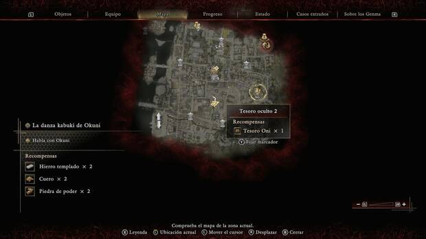 Onimusha: Way of the Sword - Encuentros del destino; ubicaci�n de la misi�n Tesoro oculto 2