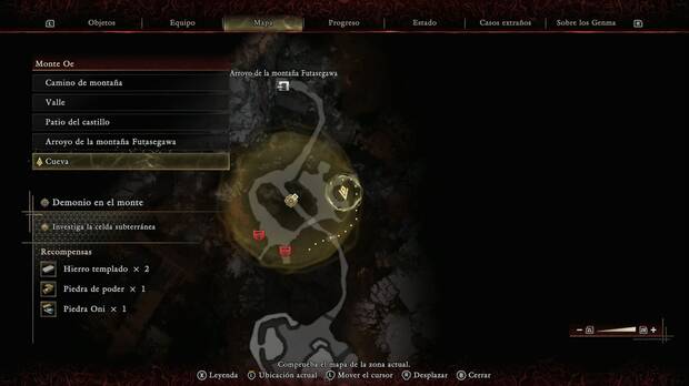Onimusha: Way of the Sword - Demonio en el monte; punto por el que arrastrarse en la zona nordeste de las celdas para poder abrir las rejas