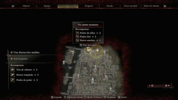Onimusha: Way of the Sword - Encuentros del destino; ubicaci�n de la misi�n Un cuento escamoso