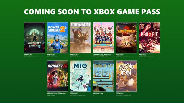 Novedades Game Pass agosto 2026
