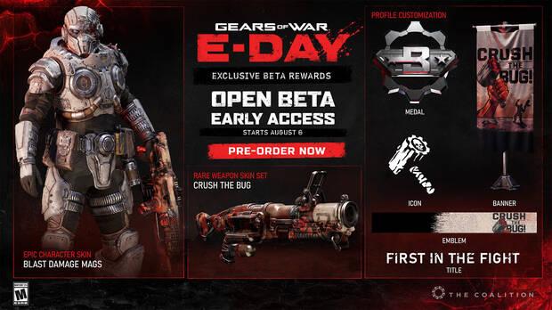 Todo sobre la beta de Gears of War: E-Day en Xbox Series y PC