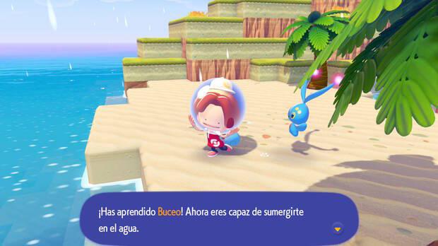 Pokémon Pokopia - Cómo desbloquear el movimiento especial Buceo para Ditto