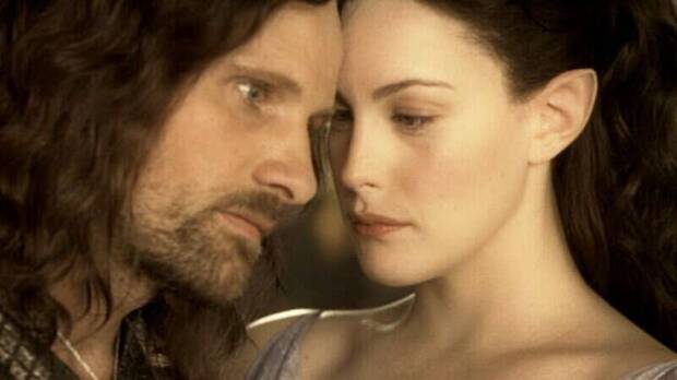 Arwen y Aragorn