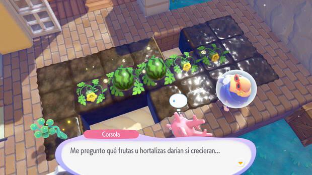 Pok�mon Pokopia DLC 1 Cuenca Coralina - Petici�n A construir el edificio bonito - Completar la petici�n de Corsola