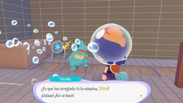 Pok�mon Pokopia DLC 1 Cuenca Coralina - Petici�n A construir el edificio bonito - Completar la petici�n de Totodile