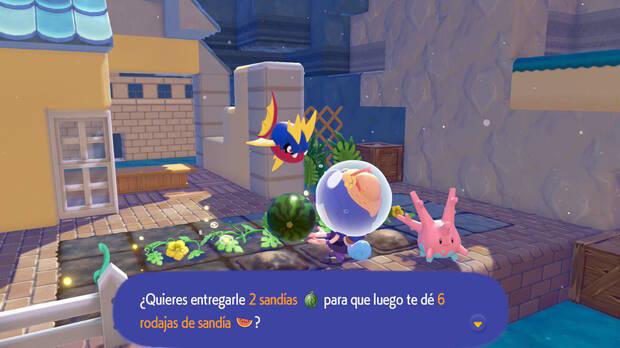 Pokémon Pokopia - Método para conseguir rodajas de sandías