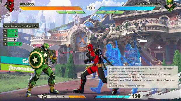 Marvel Tokon Fighting Souls - Comandos secretos de Deadpool; Deadpool usando el Fever Dream: Ranbu