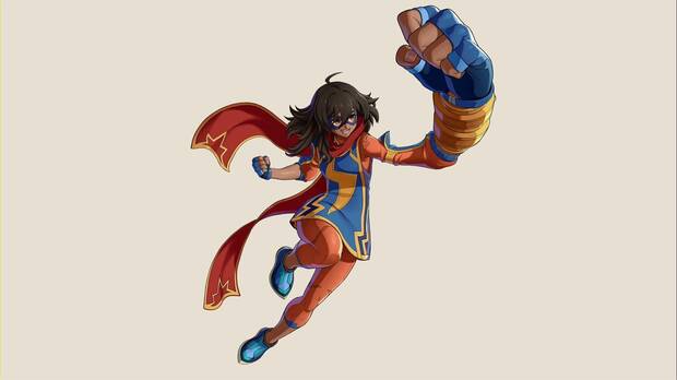 Marvel Tokon Fighting Spirits - Personajes, artwork de la galer�a de Ms. Marvel