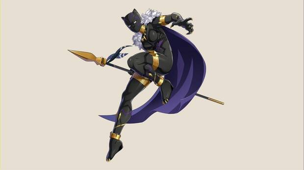 Marvel Tokon Fighting Spirits - Personajes, artwork de la galer�a de Black Panther