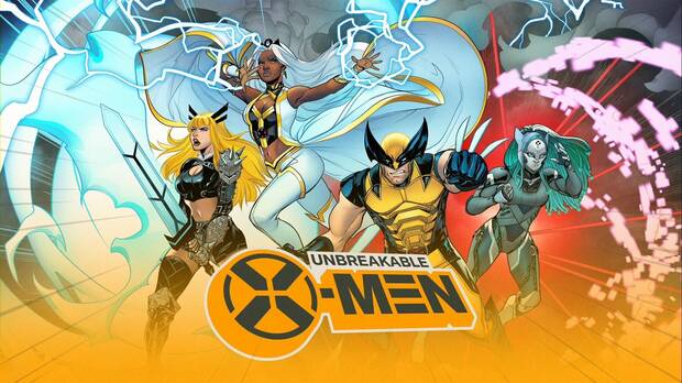 Marvel Tokon Fighting Souls - Modo historia, pantalla de carga de Inquebrantables X-Men